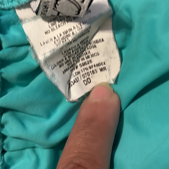 Bikini top teal color - Picture 4 of 4